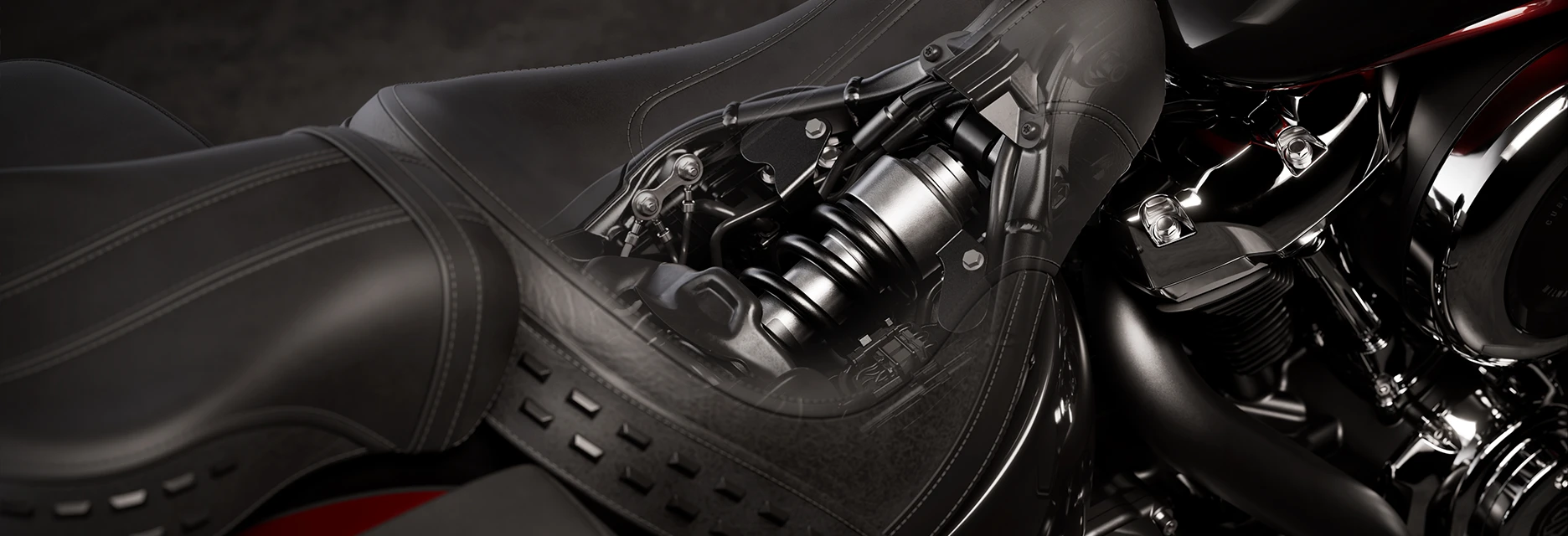 Suspensión trasera reajustada